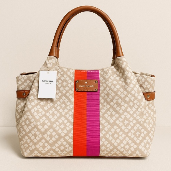 Kate Spade New York Stevie Classic Spade Satchel – Stucco (NWT) - Picture 1 of 9